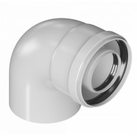 Отвод конденсационный 60/100 угол 90° KRATS (UK-90)