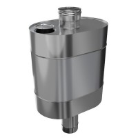 Бак (AISI 439/0,8) эллиптический с трубой 50л