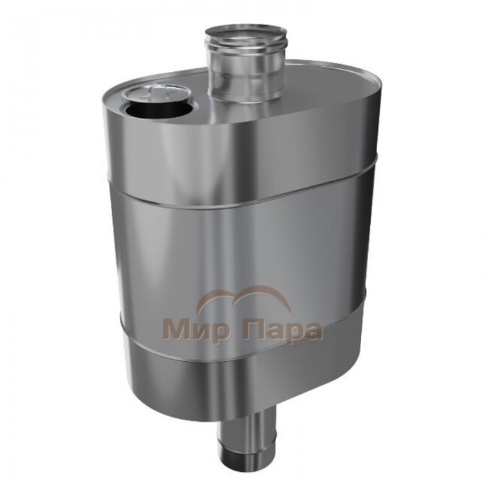 Бак (AISI 439/0,8) эллиптический с трубой 50л