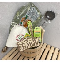 Подарочный банный набор «Хозяин бани» 7 предметов