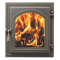 Дверца Везувий каминная 220 (бронза)