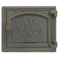 Дверца Везувий печная ДТ-3 (бронза)