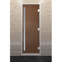 Doorwood 2100x700 (хамам Престиж, бронза матовая, коробка алюминий)