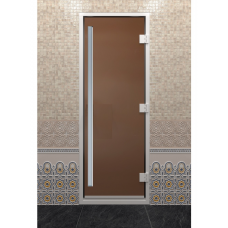 Doorwood 2000x700 (хамам Престиж, бронза матовая, коробка алюминий)