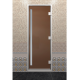 Doorwood 2100x700 (хамам Престиж, бронза матовая, коробка алюминий)