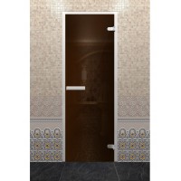 Doorwood Лайт 1900x700 (хамам, бронза, коробка алюминий)