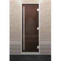 Doorwood 2000x700 (хамам Престиж, бронза, коробка алюминий)