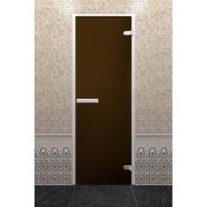 Doorwood Лайт 1900x700 (хамам, бронза матовая, коробка алюминий)