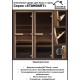 Дверь стеклянная для бани Cooper STANDART 1900х700 Бронза (коробка ольха)