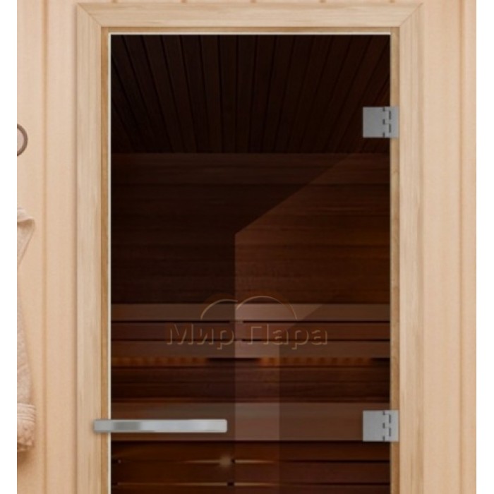 Дверь DoorWood 700x1900 "ЭТАЛОН" (бронза, 10мм, коробка Ольха)