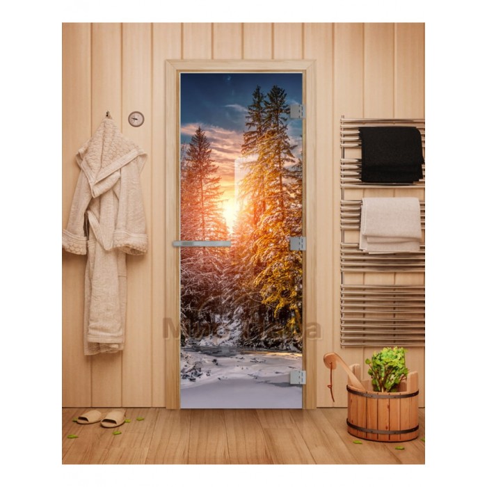 DoorWood 700x1900 ЭТАЛОН (фотопечать, 10мм, коробка лиственная)
