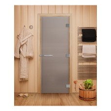 DoorWood 800x2000 ЭТАЛОН (сатин, 10мм, коробка лиственная)