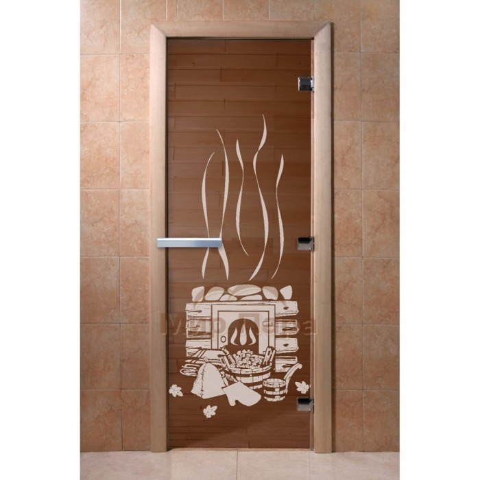 DoorWood 1900х800 Банька (бронза, коробка Ольха)