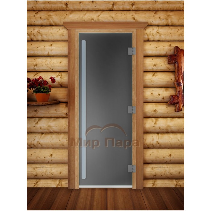 Doorwood 1900х700 (Престиж, графит матовое, коробка ольха) правая