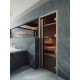 Doorwood 1900x700 (Престиж Легенда Маятниковая, бронза матовая, коробка массив дуба)