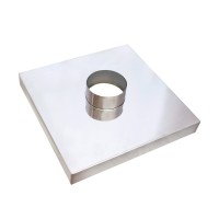 Переход с кирпича на круг (AISI 430/0,8мм) д.115 (400х400мм)