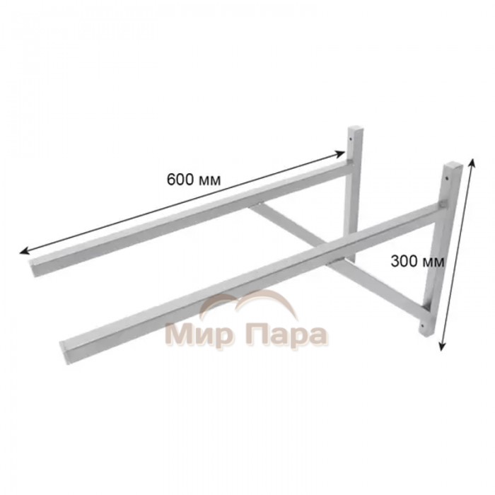 Кронштейн опорный КР-1 (L-600) серый