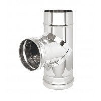 Тройник 90 градусов ф. 115 мм. (430-0.8 мм.)