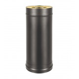 Сэндвич-труба BLACK (AISI 430 0,8мм/оц) д.115х200, L-1м