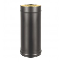 Сэндвич-труба BLACK (AISI 430/0,8мм/оц) д.150х250, L-0,5м 