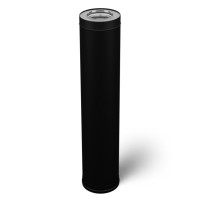 Сэндвич 1 м (430/0,8 мм + нерж / эмаль /600° черная) Ф115х200 Ceramics