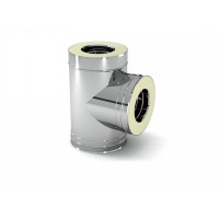 Утепленный тройник 90° градусов ф. 150/220 (430-0.8/430-0.5)