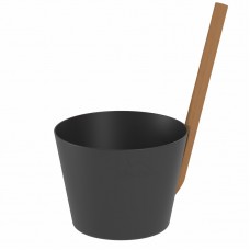 Шайка ASTON 4л, алюминий (черный)