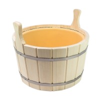 Шайка двуручная 8 л с пластиковой вставкой