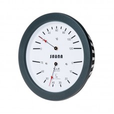 Термометр-гигрометр для сауны Fischer LUFFT в пластиковом корпусе, Ø130 мм, минеральное стекло