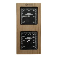 Термогигрометр EVEREST вертикаль, кедр (TG-01 black)