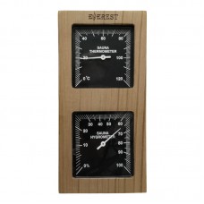 Термогигрометр EVEREST вертикаль, кедр (TG-01 black)