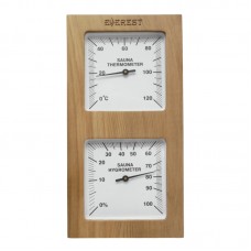 Термогигрометр EVEREST вертикаль, кедр (TG-03 white)