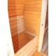 Баня-бочка ComfortProm 3 метра с печным узлом и предбанником + терраса 0,5м