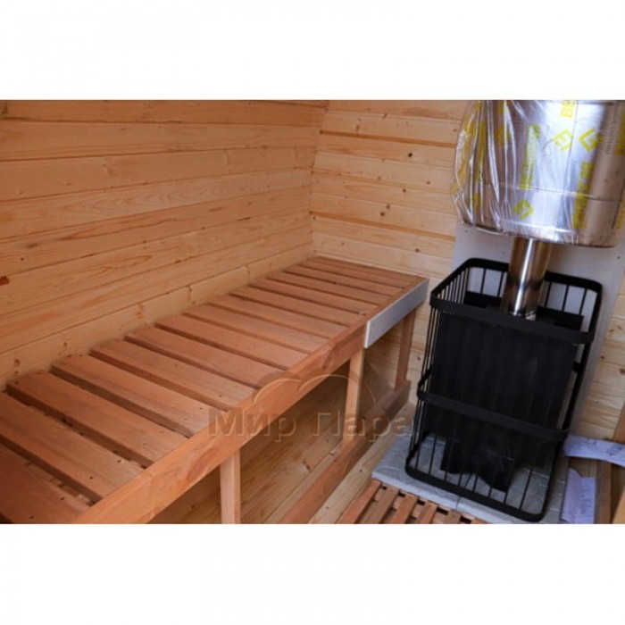 Баня-бочка ComfortProm 2 метра с печным узлом