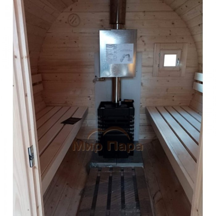Баня-бочка ComfortProm 2 метра с печным узлом