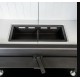Каминная топка Kratki FLOKI/L/L 12 кВт Ø200