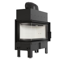 Каминная топка Kratki FLOKI/L/L 12 кВт Ø200