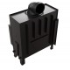 Каминная топка Kratki FLOKI L левая 12кВт Ø200 черный thermotec