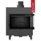 Каминная топка Kratki LUCY правая 14 кВт Ø200 черный thermotec