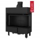 Каминная топка Kratki LUCY правая 14 кВт Ø200 черный thermotec
