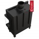 Каминная топка Kratki LUCY правая 14 кВт Ø200 черный thermotec