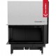 Каминная топка Kratki NADIA 14 левая 14кВт Ø200 с подъемом, черный thermotec