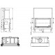 Каминная топка KFD LINEA H 1050 4.0