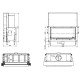 Каминная топка KFD LINEA H 1320 4.0