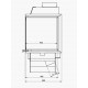 Каминная топка KFD ECO iLUX 90 L/R