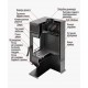Печь-камин BLACK STOVE Hors-6