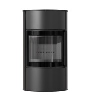 Печь камин Kratki BJORN/W Ø150 8кВт черный thermotec