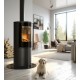 Печь камин Kratki SVEN Ø150 7кВт черный thermotec