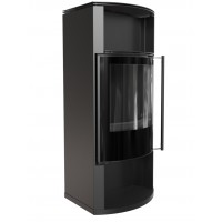 Печь камин Kratki TOFA Ø150 8кВт черный thermotec