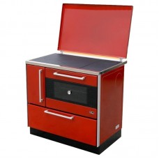 Плита на дровах MBS Royal 900 Plus P (с крышкой) красная